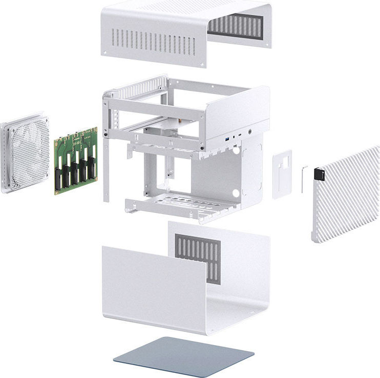 Preview: Jonsbo N2 Mini-ITX Gehäuse - weiß