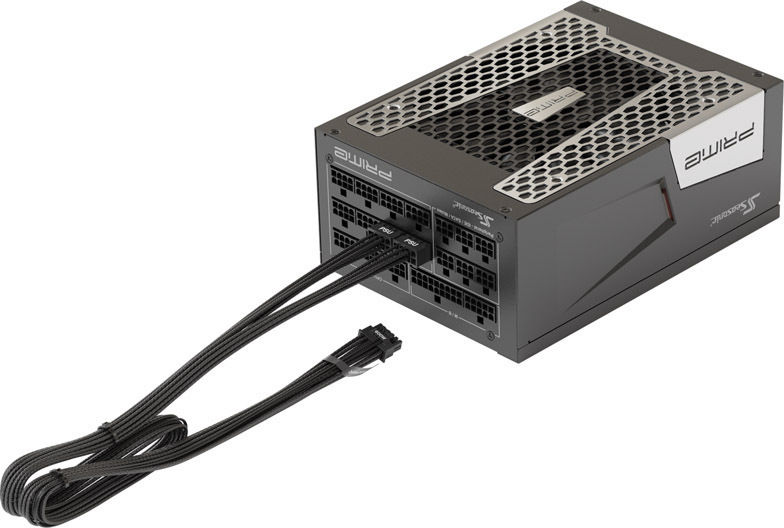 Preview: Seasonic 12VHPWR PCIe 5.0 Adapter Kabel - schwarz