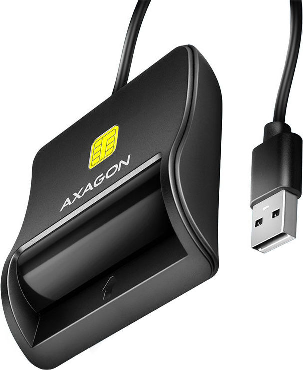 Preview: AXAGON CRE-SM3N USB Smart Card FlatReader