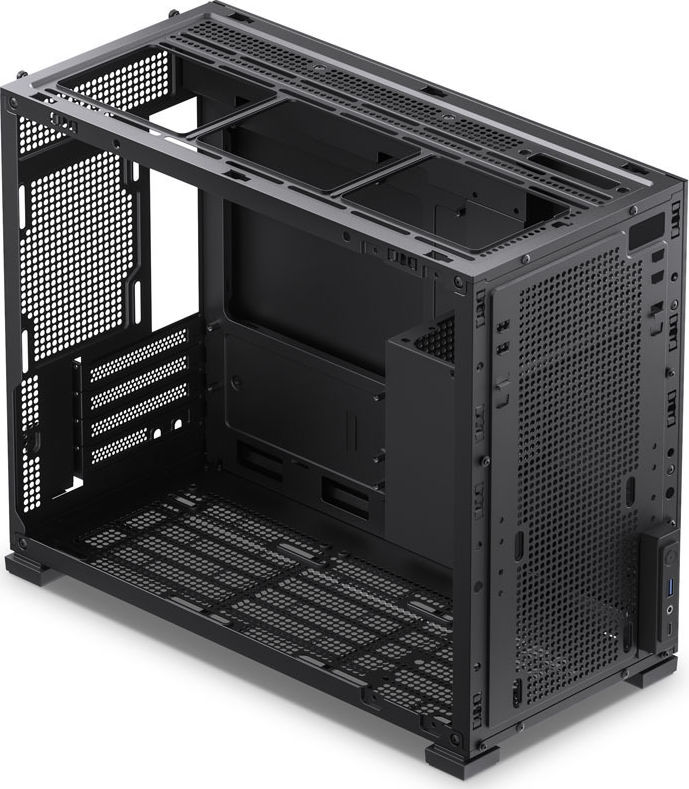 Preview: Jonsbo D31 Screen mATX Gehäuse, Tempered Glass - schwarz