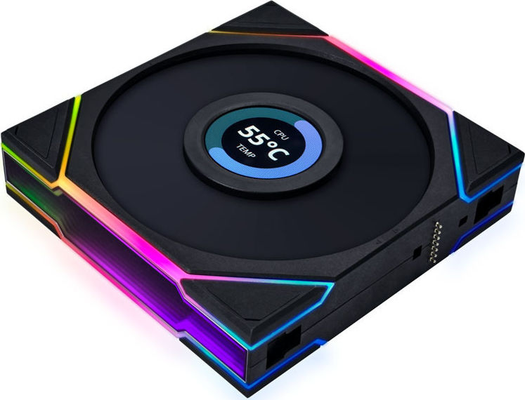 Preview: Lian Li UNI FAN TL LCD Series Lüfter - 120mm, schwarz