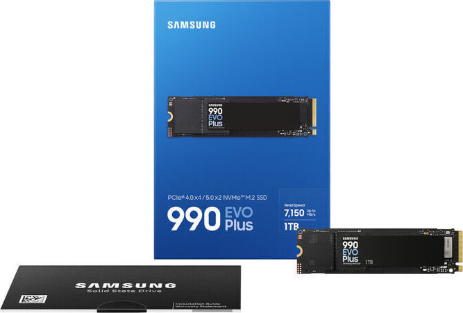 Preview: Samsung 990 Evo Plus NVMe 2.0 SSD, PCIe 4.0 x4 / 5.0 x2, Typ 2280 - 1 TB