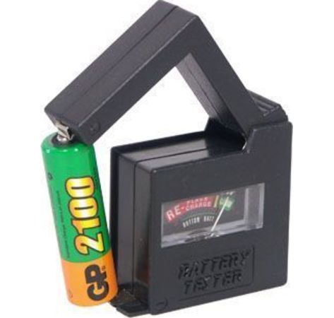 Batterietester für AAA, AA, C, 9V