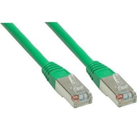 RJ45 CAT6 Patchkabel, 250MHz S-STP/PIMF, 0,5m *grün*