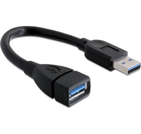 Kabel USB 3.0 Verlaengerung, A/A 15cm S/B, Delock [82776]