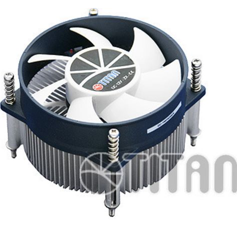 Titan® Aktiv-Kühler für Intel LGA 1156 core i5 unterstürzt bis 95W CPU mit Z-Lager Lüfter mit Backplate