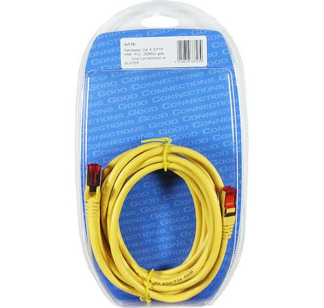 Patchkabel, Cat. 6, S/FTP, PiMF, PVC, 250MHz, gelb, 2m, GC