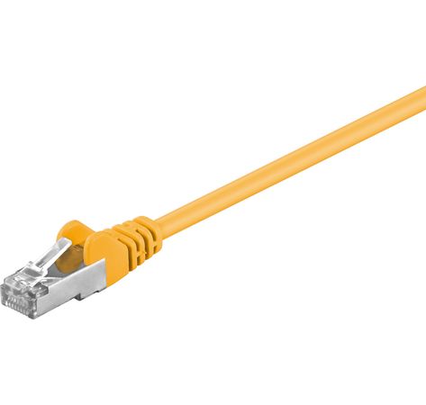 CAT 5e Netzwerkkabel, F/UTP; CAT 5-0300 F/UTP GELB 3m