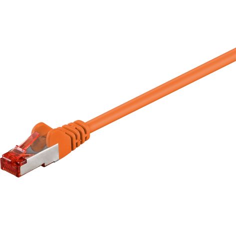 CAT 6 Netzwerkkabel S/FTP; CAT 6-0500 LC S/FTP PIMF ORANGE 5m