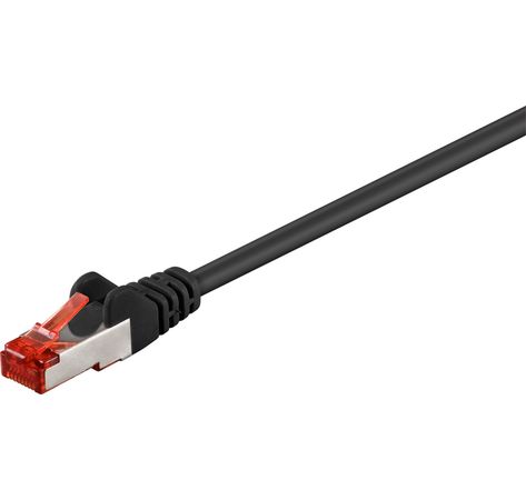 CAT 6 Netzwerkkabel S/FTP; CAT 6-0750 LC S/FTP PIMF SCHWARZ 7.5m