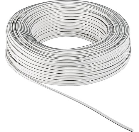 Lautsprecherkabel weiß; LSK 2X0.5 WEISS - 25m CU