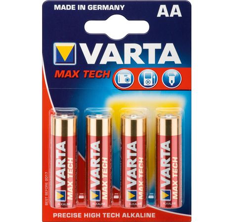 VARTA Batterie Max Power Alkali Mignon AA LR6 4706 4er-Bli