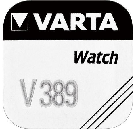 VARTA Watch Knopfzelle Uhrenbatterie Silberoxid V389 SR54 SR1130 SG10 1er Blister
