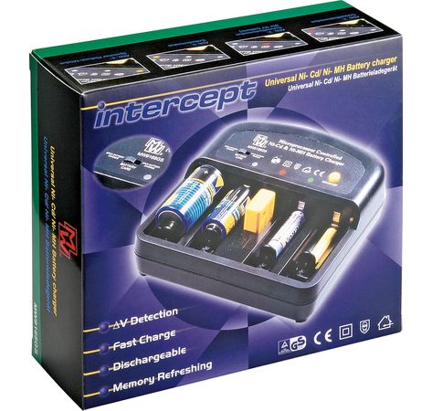 Universales Ladegerät für NiCd und NiMH; CHARGER MW 9168 GS Universalladegerät