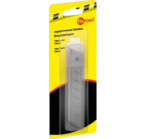 Ersatzklingen für Mehrzweckmesser; WZ M 18 Ersatzklingen 18 mm 10er Pack