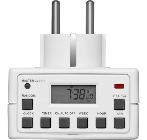 Zeitschaltuhr compact digital 24 Stunden, Tage und Wochen ZSU4 weiß 1 Stück