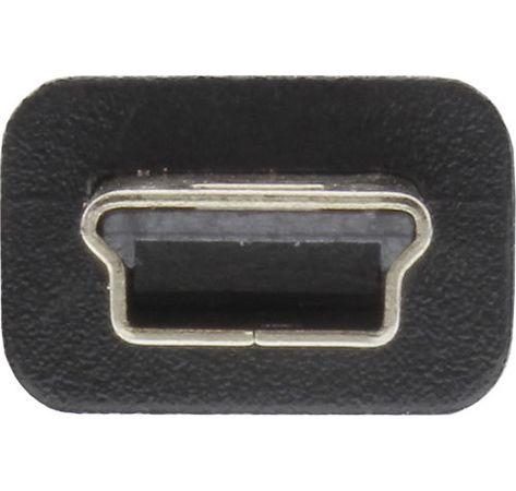 InLine USB 2.0 Mini-Kabel Stecker A an Mini-B Stecker 5pol. schwarz 2m