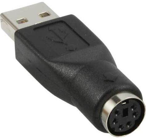 InLine USB PS/2 Adapter Stecker A auf PS/2 Buchse