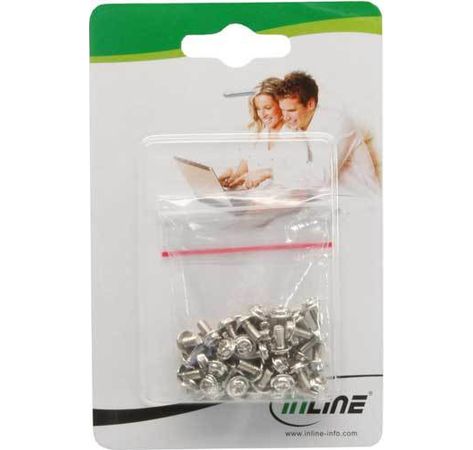InLine Schraubenset, für Laufwerke, 50-teilig