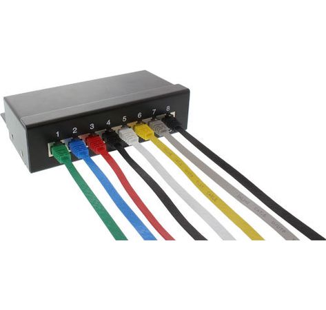 InLine Patchkabel flach, U/UTP, Cat.6, grün, 0,5m