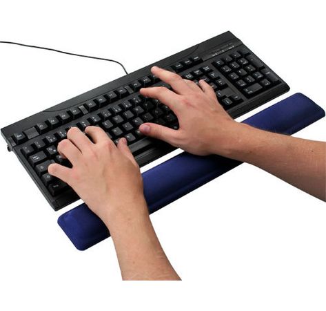 InLine Tastatur-Pad Gel Handballenauflage 464x60x23mm blau