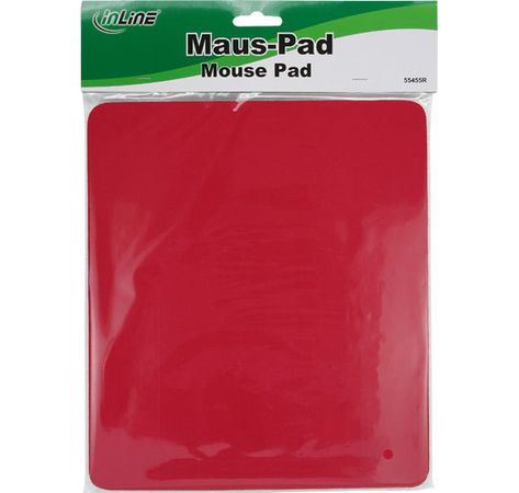 InLine Maus-Pad 250x220x6mm rot