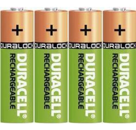 DURACELL Akku Recharge-Plus NiMH Mignon AA HR6 1,2V 1300mAh 4er-Blister