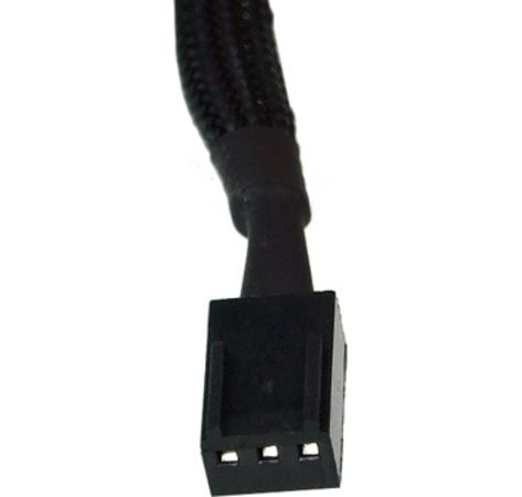 Phobya Adapter 3Pin (12V) auf 3Pin (5V) 20cm - Schwarz