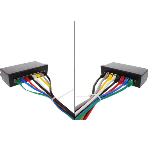 InLine Patchkabel flach, U/UTP, Cat.6, grau, 1m