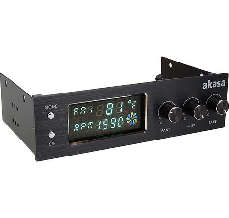 Akasa 5,25 Zoll FC.Trio Fan-Controller - black