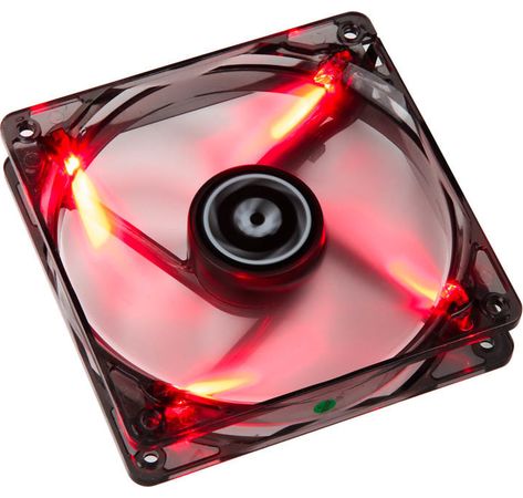 BitFenix Spectre PWM 120mm Lüfter rote LED - schwarz
