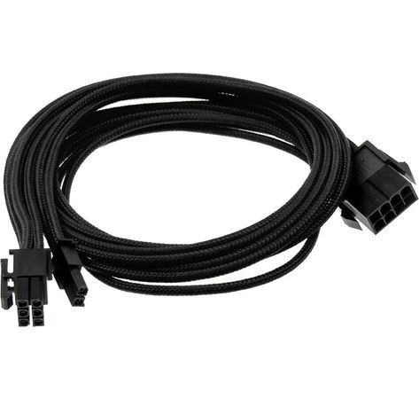 PHANTEKS 6+2-Pin PCIe Verlängerung 50cm - sleeved schwarz