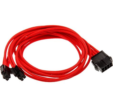 PHANTEKS 8-Pin EPS12V Verlängerung 50cm - sleeved rot