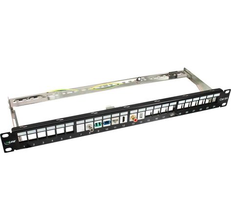 InLine RJ45 Buchse / Buchse Einsatz, SNAP-In, Cat.6 STP