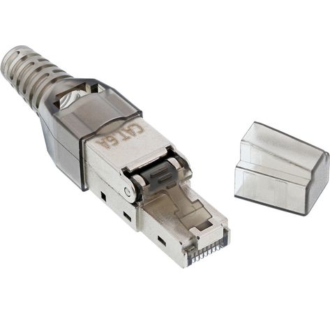 InLine RJ45 Stecker Cat.6A 500MHz, feldkonfektionierbar, geschirmt
