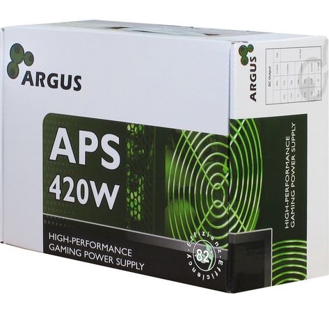 Netzteil 420W Argus APS-420W 120mm Lüfter, 80+