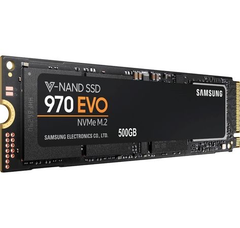 SSD 500GB Samsung 970 EVO NVMe SSD, PCIe 3.0 M.2 Typ 2280