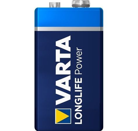 VARTA Longlife Power Alkaline Batterie 9 Volt Block 9V 6LR61 4922 9V 6LR61 1er
