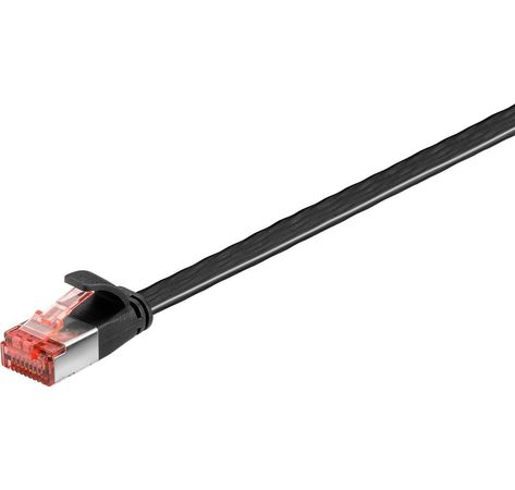 CAT 6a flexibles Netzwerkkabel U/FTP ; CAT 6a-0500 FLEX U/FTP PIMF SCHWARZ 5m