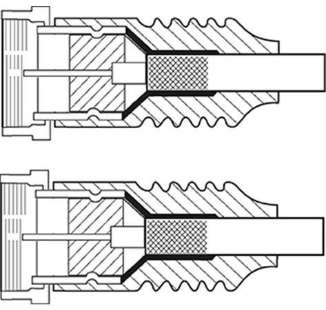 SAT Anschlusskabel (100% geschirmt, vergoldet); BKF 0150-G 1.5m