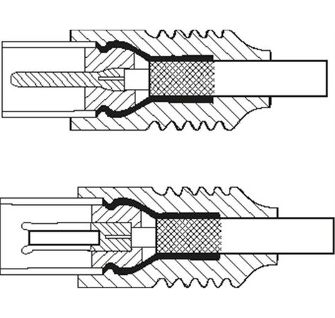 Antennen Anschlusskabel (100% geschirmt, vergoldet); BKM 0150-G 1.5m