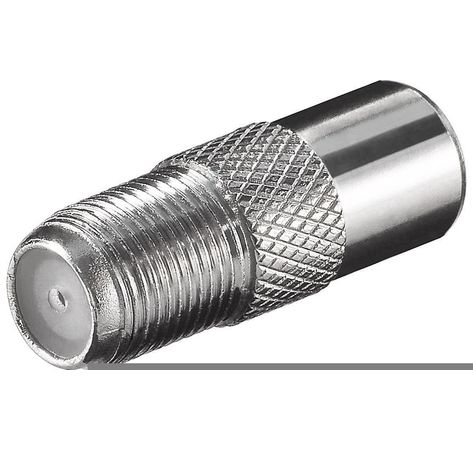 Adapter:F-Kupplung>Koaxial-Stecker; WE 1171 (F-jack>coaxial plug)