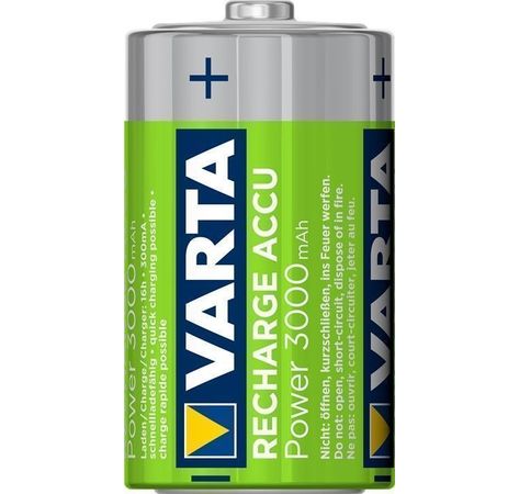 VARTA Recharge Power Akku NiMH Mono D LR20 1,2V 3000mAh 2er-Blister