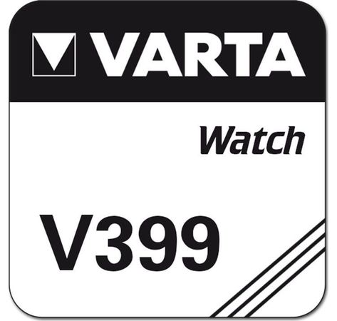 VARTA Watch Knopfzelle Uhrenbatterie Silberoxid V399 SR57 SR927 SG7 1er Blister
