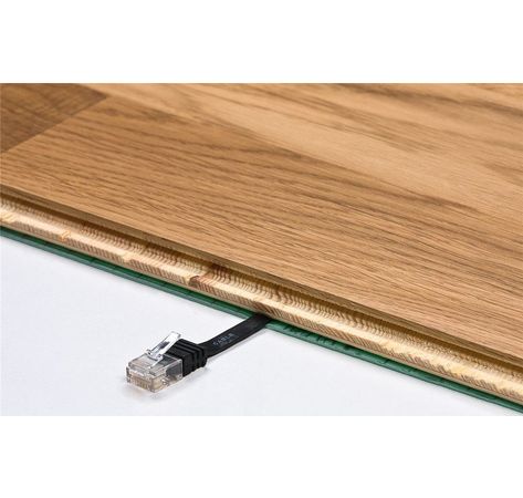 CAT 5e Netzwerkkabel Flachkabel; CAT FLAT 5-0100 U/UTP WEISS 1m