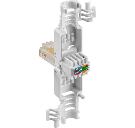 CAT 5/6 Tool-less RJ45 Stecker mit Knickschutz; CAT 5/6 RJ45 TOOLLESS PLUG UTP