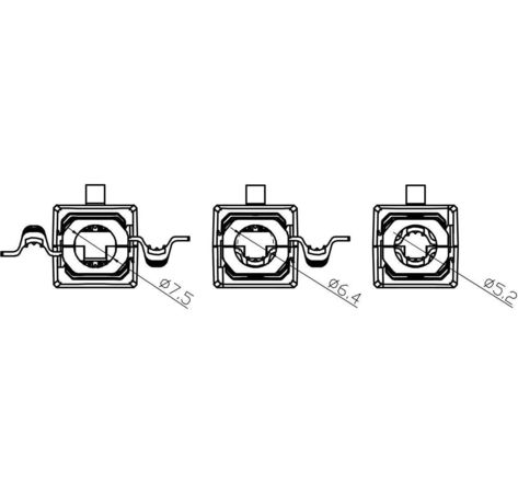 CAT 5/6 Tool-less RJ45 Stecker mit Knickschutz; CAT 5/6 RJ45 TOOLLESS PLUG UTP