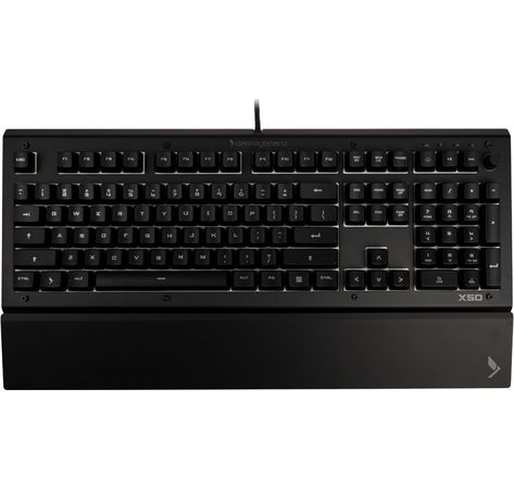 Das Keyboard X50Q, US Layout, soft tactile Omron - schwarz