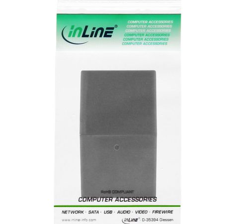 InLine Modular Adapter RJ10 4P4C Bu->RJ10 4P4C Bu schwarz