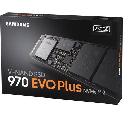 SSD 250GB Samsung M.2 PCI-E NVMe 970 EVO Plus retail